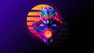 Jaeger, Dark background, Colorful, Dark aesthetic, 4K wallpaper