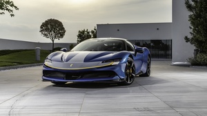 Ferrari SF90 Stradale, Hybrid Supercar, Assetto Fiorano, 2021, 4K wallpaper