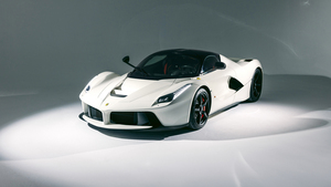 LaFerrari, White cars, Sports cars, 4K wallpaper