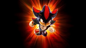 Shadow, Sonic the Hedgehog 3, 2024 Movies, Dark background, Shadow the Hedgehog, 4K wallpaper