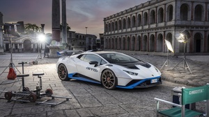 Lamborghini Huracán STO, Cinematic, Sports cars, 2021, 4K wallpaper