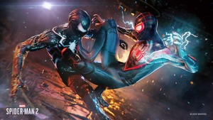 Marvels Spider-Man 2, PC Games, Miles Morales, Symbiote suit, Venom, 4K wallpaper
