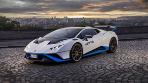 Lamborghini Huracán STO, Supercar, Sports cars, 2021, 4K wallpaper