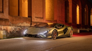 Lamborghini Sián FKP 37, Hybrid cars, Sports cars, 2021, 4K wallpaper