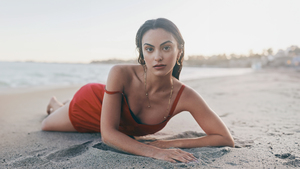 Camila Mendes, Beach, Photoshoot, Vogue Mexico, 4K wallpaper