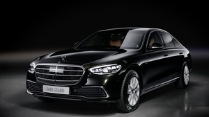 Mercedes Benz S Class, 2021, Dark background, Black cars, 4K wallpaper