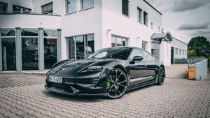 TechArt Porsche Taycan Aerokit, 2021, 4K wallpaper