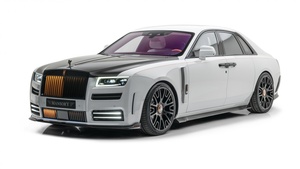 Rolls-Royce Ghost, Mansory, White background, 2021, 4K wallpaper