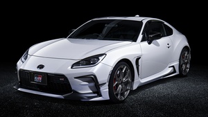 Toyota GR 86 GR, 2021, Black background, 4K wallpaper