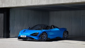 McLaren 765LT Spider, Supercars, Convertible, 2021, 4K wallpaper