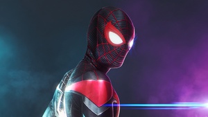 Miles Morales, Spider-Man, Colorful, Marvel Superheroes, Spiderman, 4K wallpaper