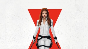 Scarlett Johansson, Black Widow, White background, Marvel Superheroes, 2021, 4K wallpaper