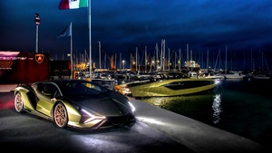 Lamborghini Sián FKP 37, Tecnomar for Lamborghini 63, Superyacht, Motor yacht, Luxury yacht, 2021, 4K wallpaper