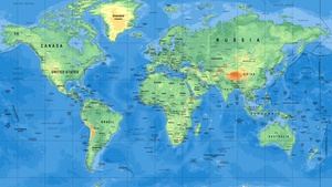 World map, Atlas, Geographic, 4K wallpaper