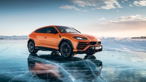 Lamborghini Urus, Super Sports SUV, Glacier, 2021, 4K wallpaper