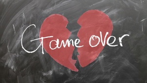 Broken heart, Game Over, Separation, Emotions, 4K wallpaper