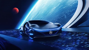 Mercedes-Benz VISION AVTR, Outer space, Futuristic, Concept cars, 4K wallpaper