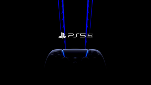 PlayStation 5 Pro, AMOLED, Gaming console, Joystick, DualSense Wireless Controller, 4K wallpaper