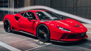 Novitec Ferrari F8 Tributo N-Largo, Red cars, 2021, Sports cars, 4K wallpaper