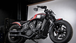 Indian Motorcycles Scout Bobber Sixty Neon, Tank Machine, Limited edition, 2021, 4K wallpaper