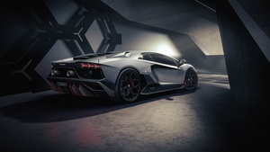 Lamborghini Aventador LP 780-4 Ultimae, Dark, Supercars, 2021, 4K wallpaper