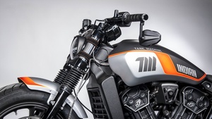 Indian Motorcycles Scout Bobber Sixty Neon, Tank Machine, Limited edition, 2021, 4K wallpaper