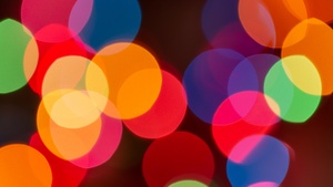 Lights Bokeh, Blur background, Colorful, Multicolor, Circles, 4K wallpaper