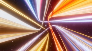Galactic, Intersection, Light streaks, Warp, Futuristic, Cosmic, Dynamic, Abstract art, Neon glow, 4K wallpaper