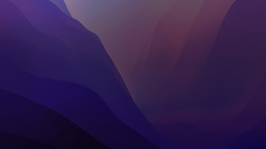 macOS Monterey, Stock, Purple, Dark Mode, Layers, 4K wallpaper
