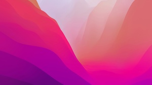 macOS Monterey, Light, Stock, Pink, Layers, 4K wallpaper