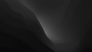 macOS Monterey, Dark Mode, Stock, Monochrome background, Layers, Black and White, 4K wallpaper