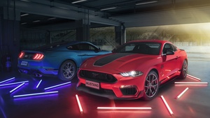 Ford Mustang Mach 1, Aesthetic, 2021, 4K wallpaper