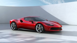 Ferrari 296 GTB, Red cars, Hybrid sports car, 2022, 4K wallpaper