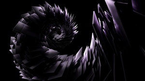 Swirl, AMOLED, Stock, Black background, 4K wallpaper