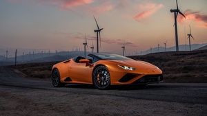 Lamborghini Huracan EVO RWD Spyder, 2021, 4K wallpaper