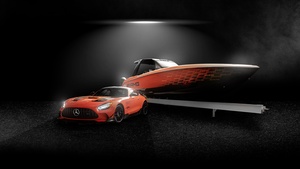 Mercedes-AMG GT Black Series, Super Sports Cars, 2021, Dark background, 4K wallpaper
