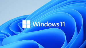 Windows 11, Stock, Official, Blue background, Abstract background, Blue abstract, 4K wallpaper