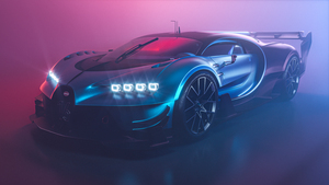 Bugatti Chiron Vision GT, Hyper Sports Cars, CGI, 4K wallpaper