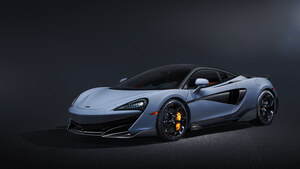 McLaren 600LT, Sports cars, Dark background, 4K wallpaper