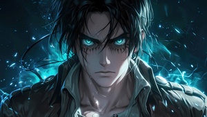 Levi Ackerman, Closeup, Attack on Titan, 4K wallpaper