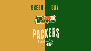 Green Bay Packers, Flag, NFL team, American football team, 4K wallpaper