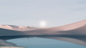 Windows 11, Desert, Landscape, Scenery, Sunrise, Stock, Daylight, 4K wallpaper