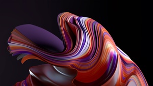 Windows 11, Dark Mode, Stock, Official, Black background, 4K wallpaper