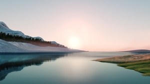 Windows 11, Scenery, Landscape, Sunrise, Stock, Daylight, 4K wallpaper
