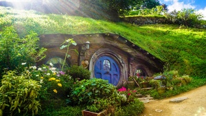 New Zealand, The Lord of the Rings, Beautiful, Sun rays, Greenery, 4K wallpaper