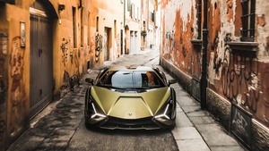Lamborghini Sián FKP 37, Hybrid Supercar, Sports cars, 2021, 4K wallpaper