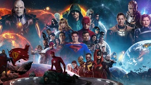 TV series, Crossover, Supergirl, Batwoman, The Flash, Arrow, Legends of Tomorrow, DC Comics, DC Superheroes, 4K wallpaper
