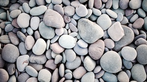 Pebbles, Stones, Texture, Pattern, Grey, Backgrounds, 4K wallpaper