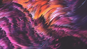 Pixels, Glitch art, Space artwork, Vibrant, 4K wallpaper
