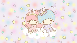 Adorable, Little Twin Stars, Kiki and Lala, Pastel, Aesthetic, Cartoon, Sanrio, 4K wallpaper